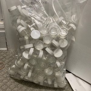 200+ plastic containers